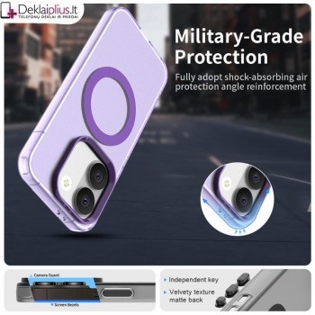 Smūgiams atsparus dėklas su magsafe - violetinis (Xiaomi Poco X8 Pro) Smūgiams atsparus dėklas su magsafe - violetinis (Xiaomi Poco X8 Pro)